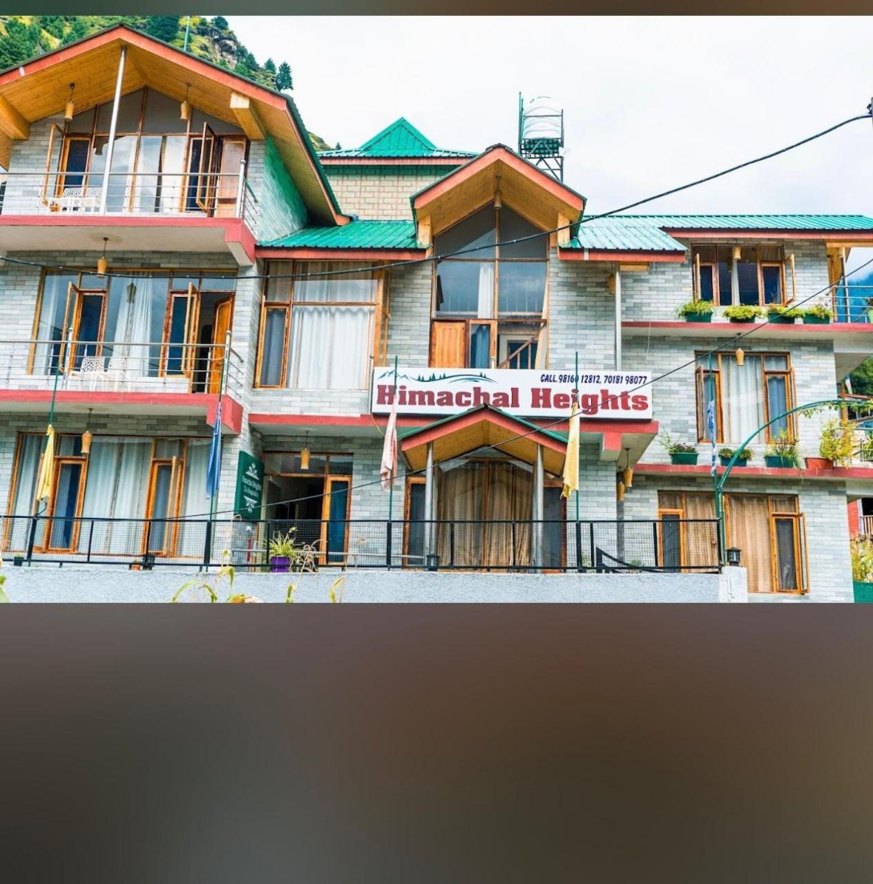 Hotel Himachal Heights Manāli Exterior foto